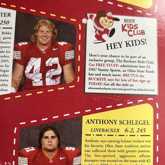 OSU Buckeye Heroes Signed Full Cereal Box Autographed by Hawk, Carpenter… - Picture 10 of 14